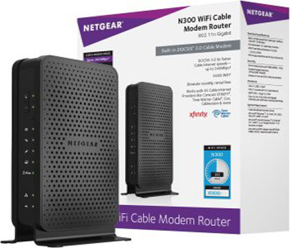 NETGEAR N300 WIFI Modem Router